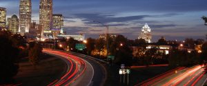 Charlotte city at night